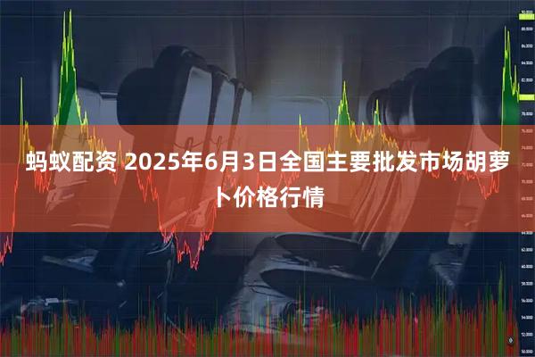 蚂蚁配资 2025年6月3日全国主要批发市场胡萝卜价格行情
