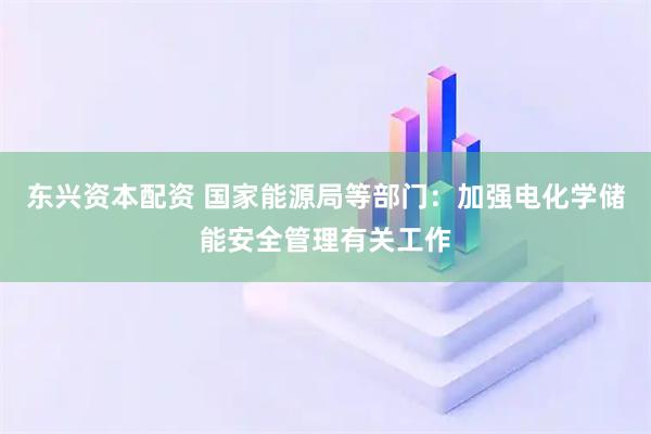 东兴资本配资 国家能源局等部门：加强电化学储能安全管理有关工作